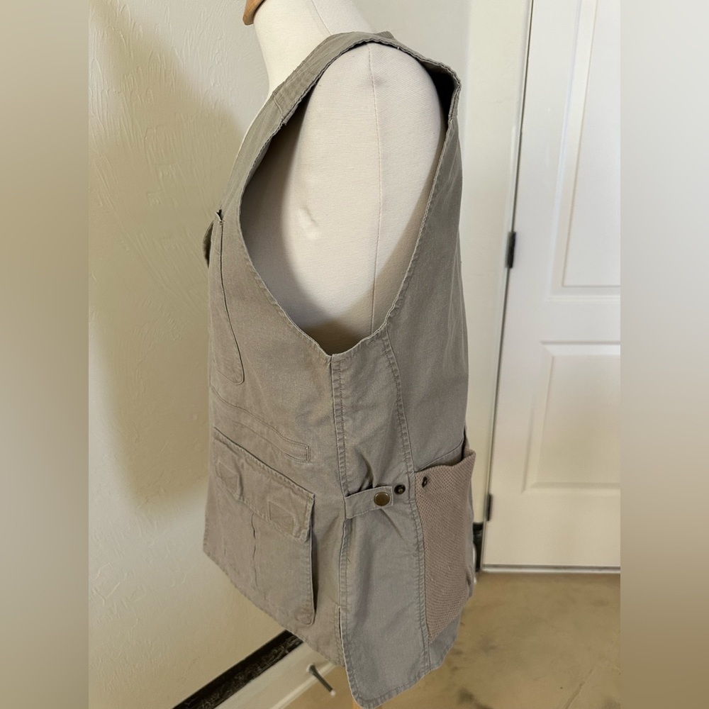 TravelSmith Utility Safari Vest | Cotton Fishing Photographer Vest Size S - Picture 4 of 11